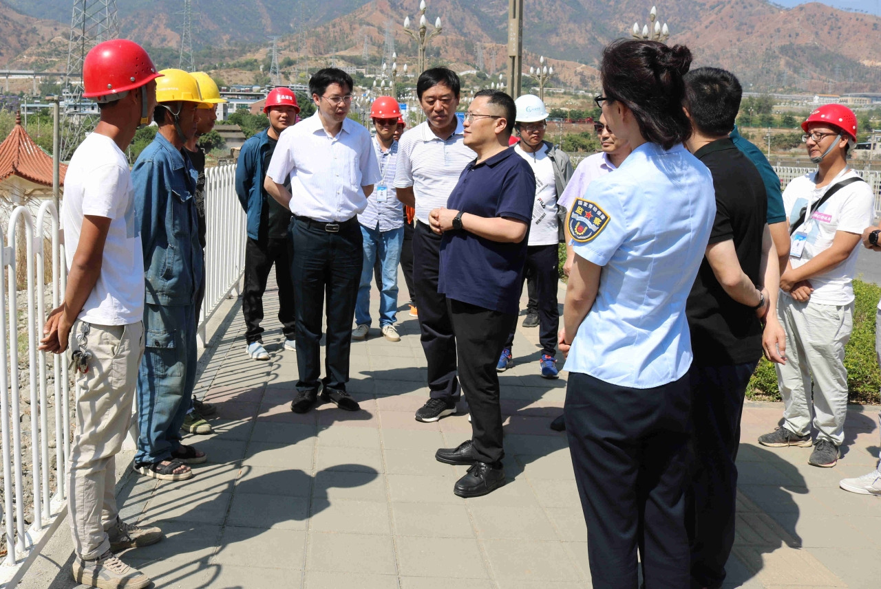 市委常委、常务副市长林建国巡视督查在建工程项目保障农民工工资支付工作