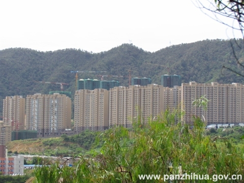 开发中的炳三区住房